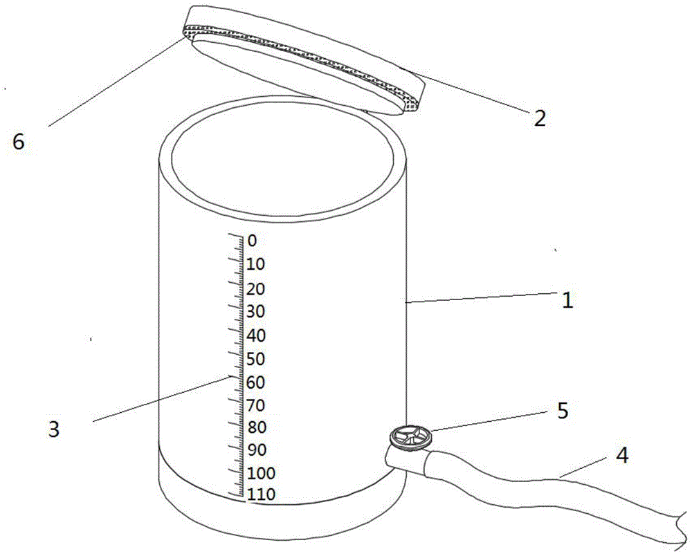 一种实测煤堆堆积密度用的容器的制作方法