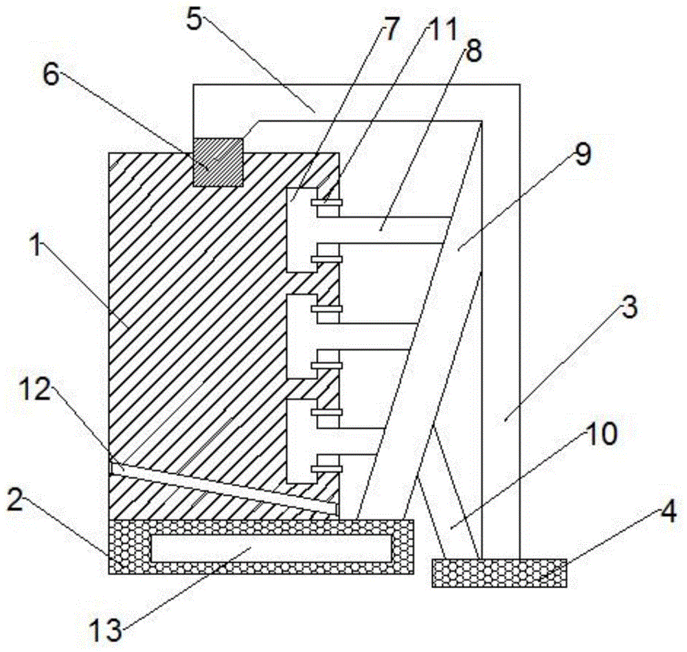 一种挡土墙综合加固结构的制作方法