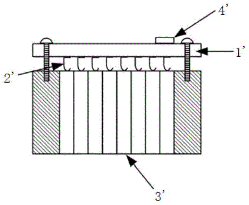 一种电堆电压巡检系统的电气连接结构的制作方法