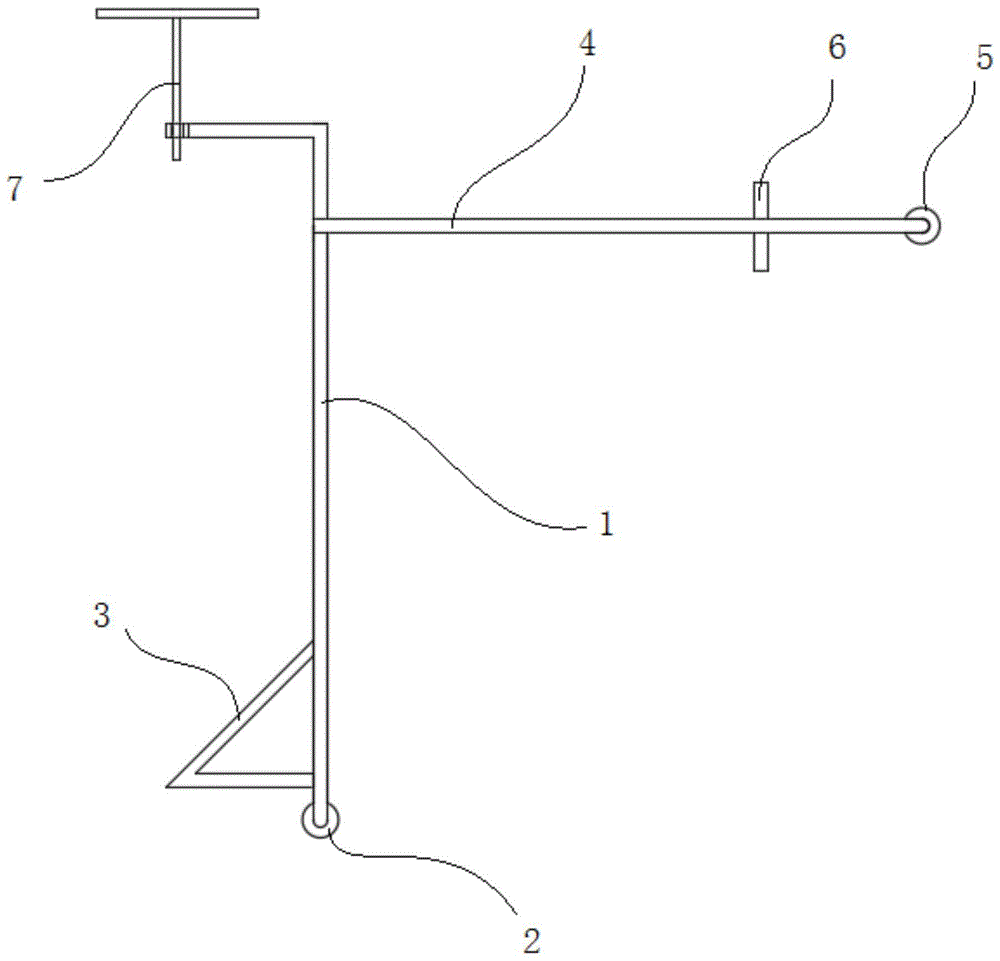 一种线缆敷设入廊支架的制作方法