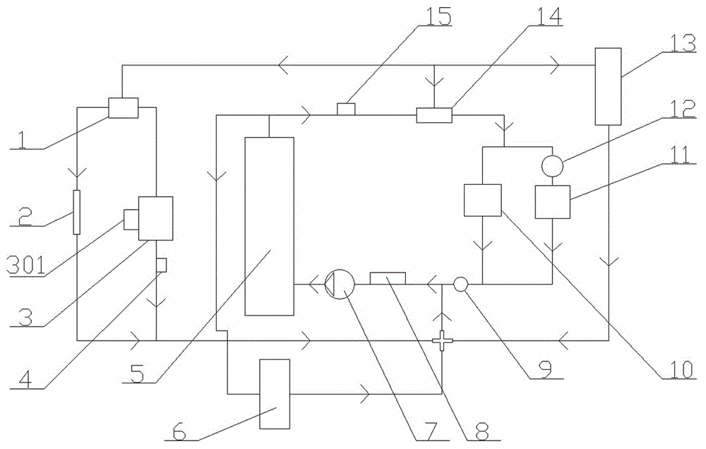 一种发动机冷却系统及汽车的制作方法