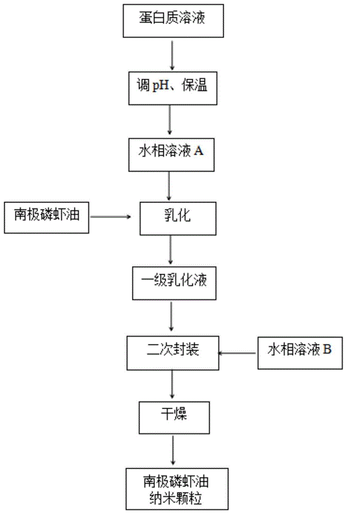 一种南极磷虾油纳米颗粒及其制备方法