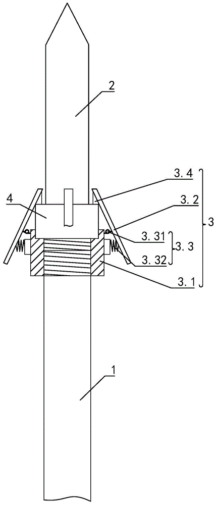 一种吹炼炉捅风眼机用钢钎结构的制作方法