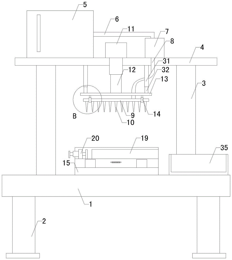 一种传感器点胶支架的制作方法