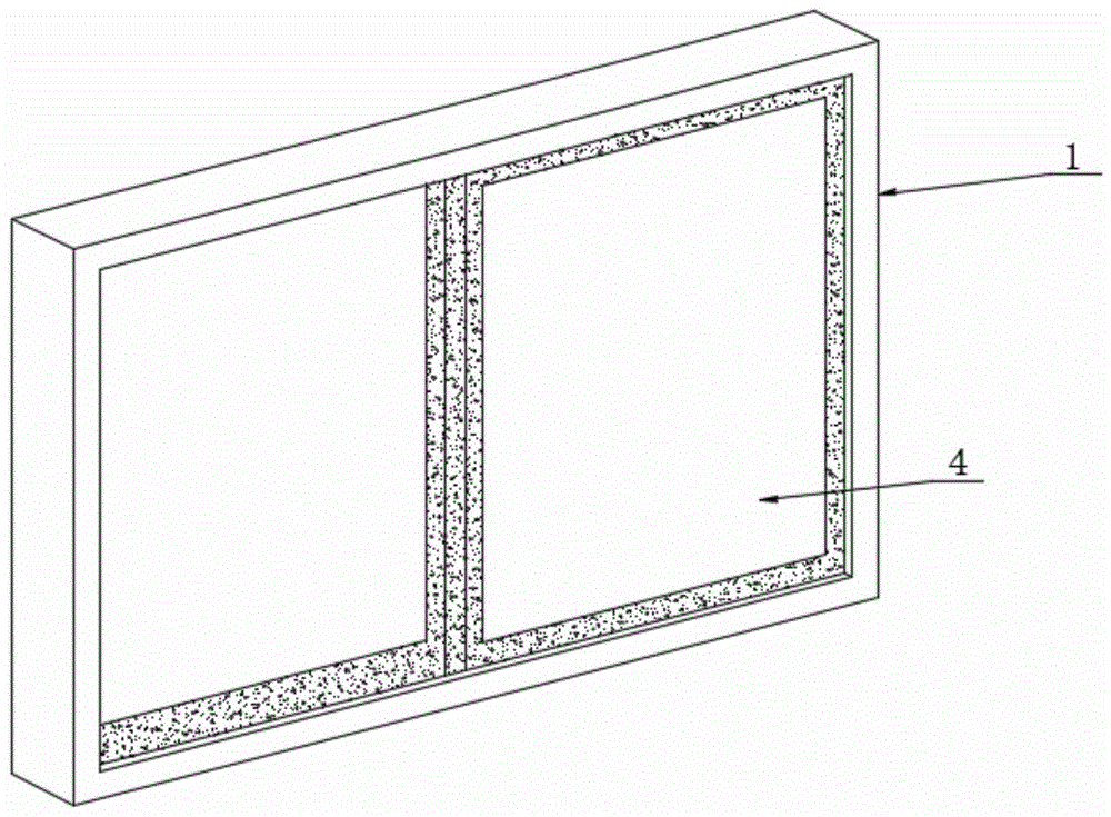 新型高水密性能的铝合金门窗的制作方法