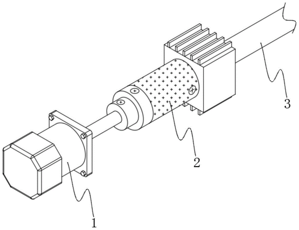 一种电机与缝纫机主轴的连接结构的制作方法