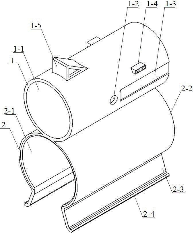 吸尘器杆套筒结构的制作方法