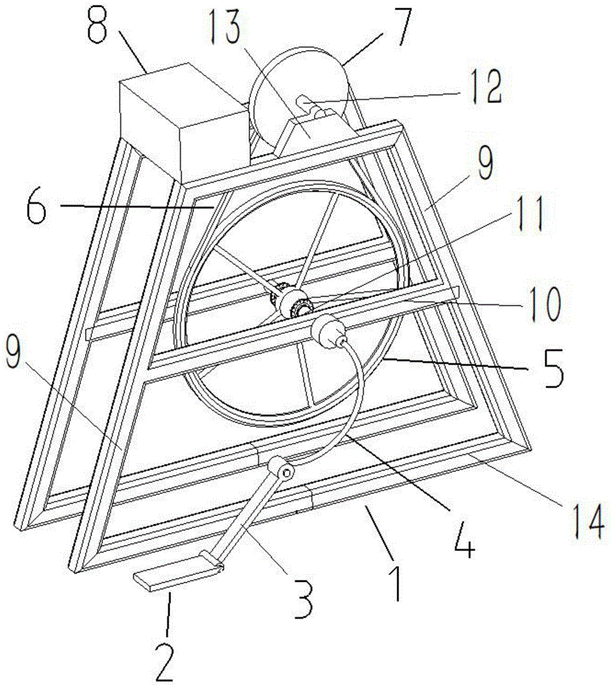 脚踏式打磨工具的制作方法