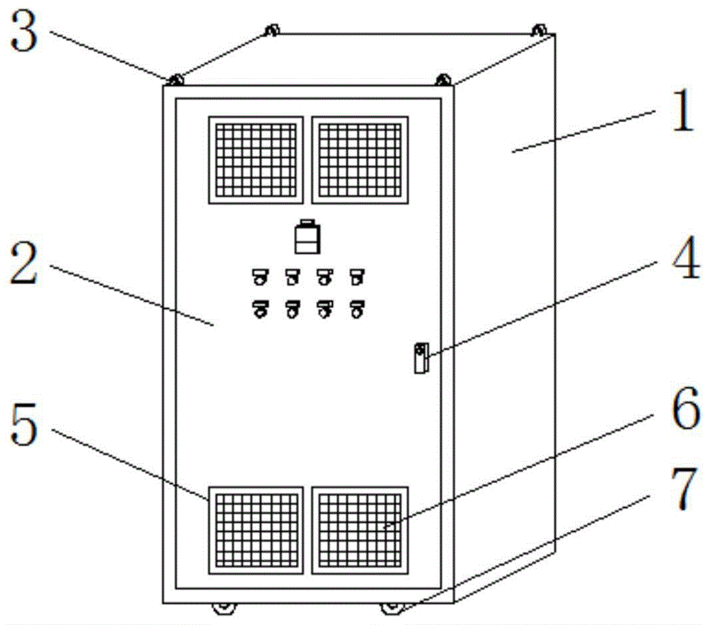 一种高效散热的XL-21配电箱的制作方法