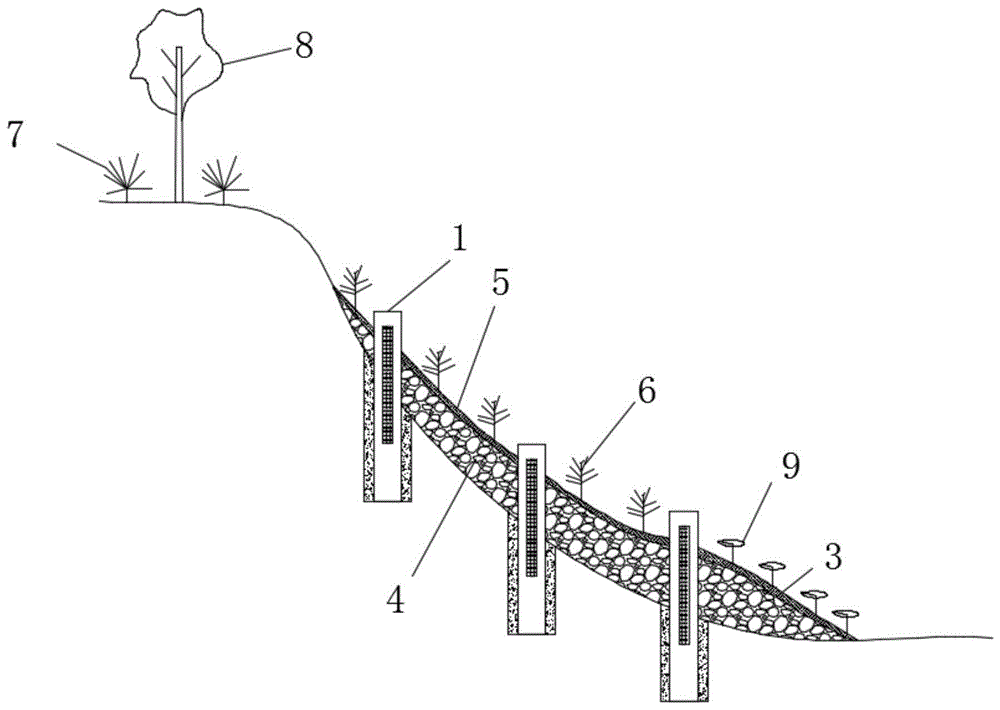 一种适用于山区河流特点的河岸生态修复装置及修复方法与流程