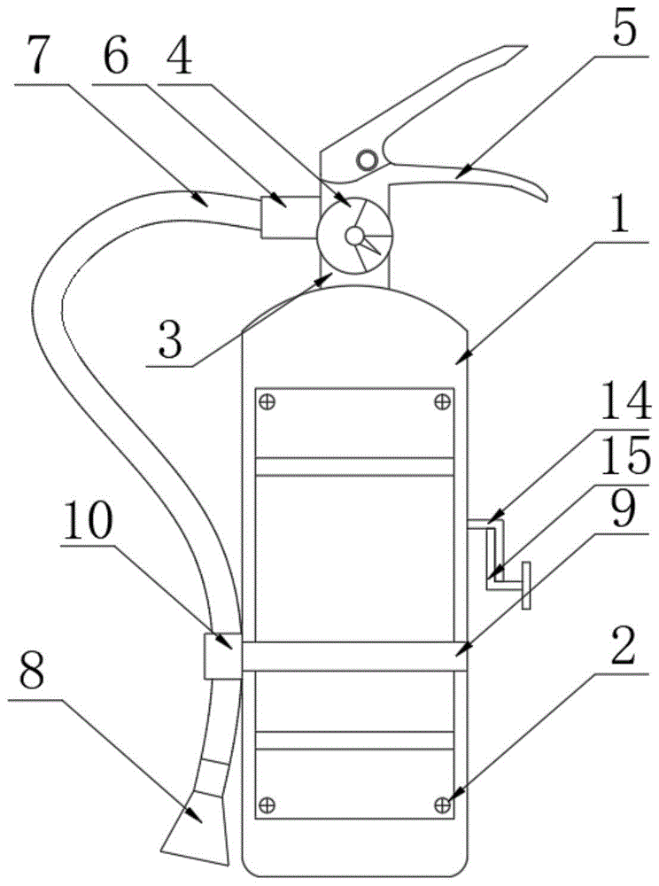 一种磁共振检查室专用防磁灭火器的制作方法