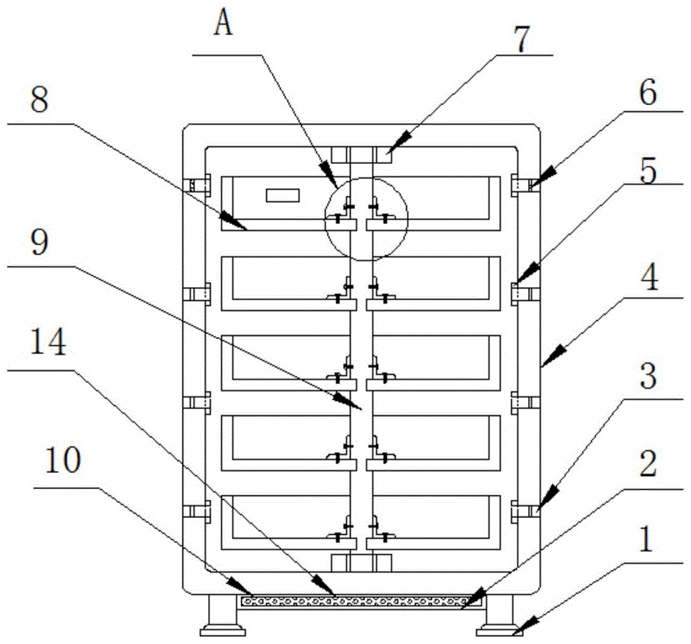 一种法律用书柜的制作方法