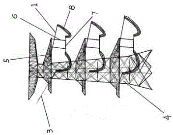 一种双回路终端塔的十字跳线横担的永临结合短接结构的制作方法