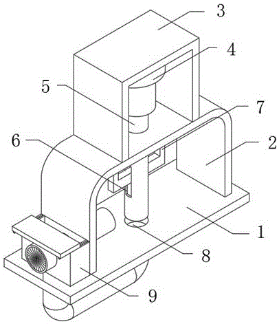 热封制袋机单层打孔装置的制作方法