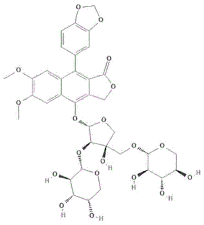 单体化合物Ciliatoside A在制备乙型肝炎治疗药物中的用途