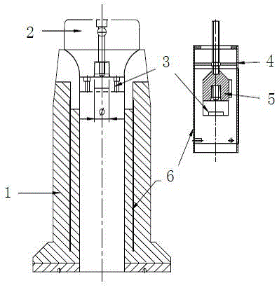 一种用于生产上水口的组合模具的制作方法