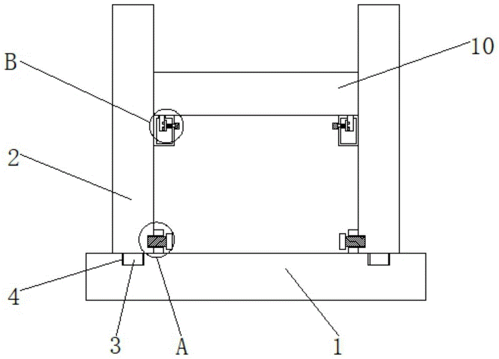 一种便携式建筑设计用图板架的制作方法