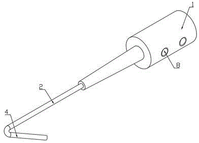一种绞线机用绞线钩针的制作方法