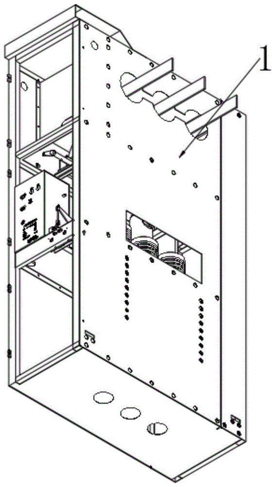 一种操作机构安装在中隔板上的小型化高压配电柜的制作方法