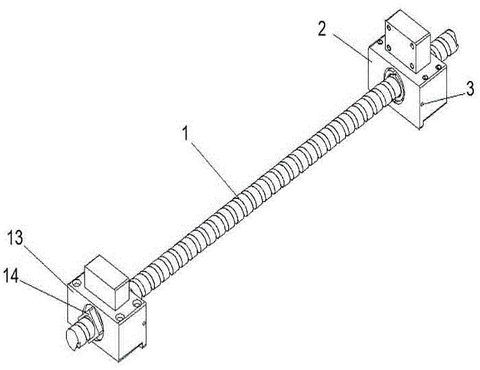 一种双丝杆螺母驱动雕铣机XY轴丝杆座的制作方法