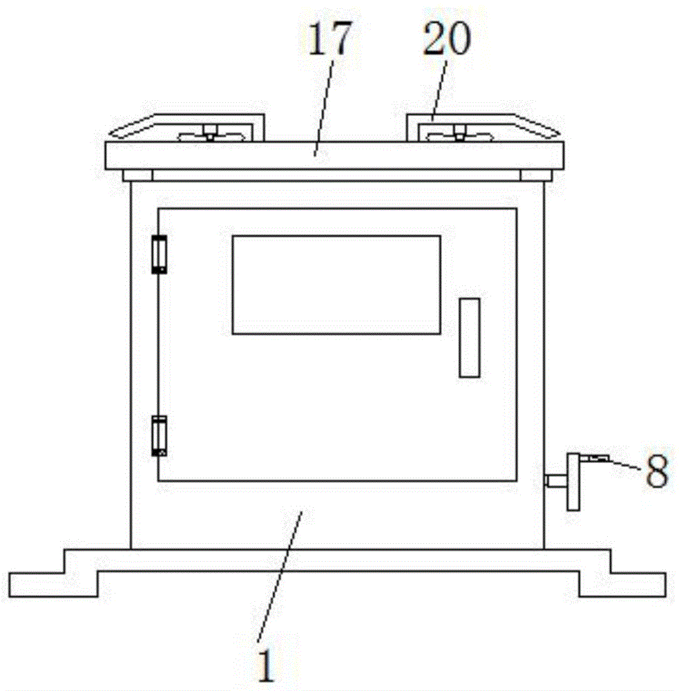 一种可旋转升降的散热式配电柜的制作方法