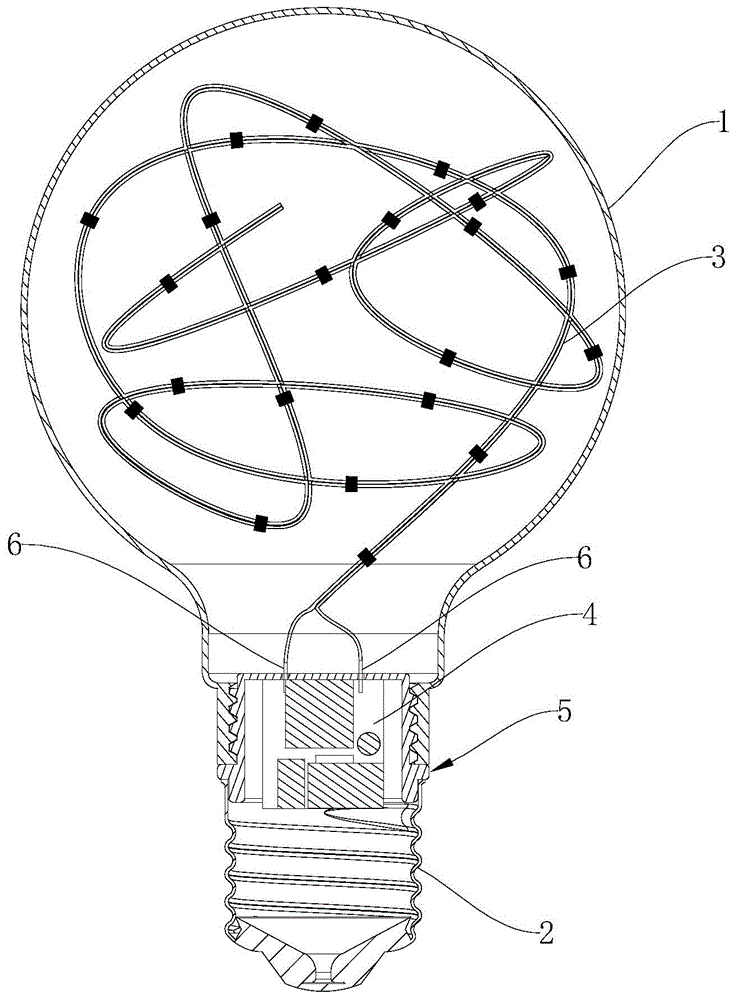 一种LED球泡灯的制作方法