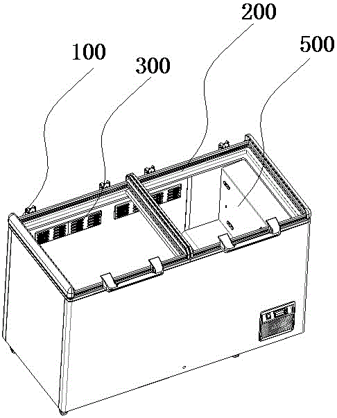 一种风冷无霜卧式冷柜的制作方法