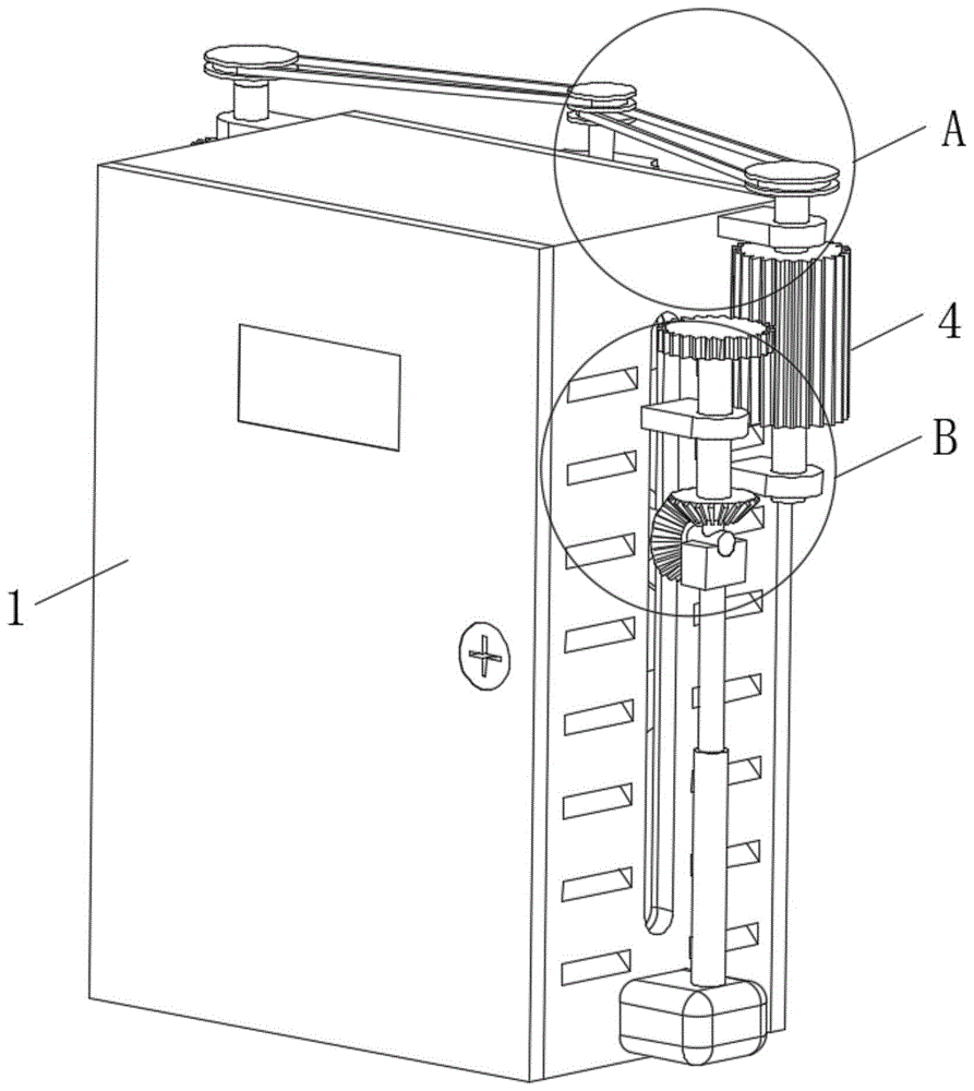 一种电气设备箱体的通风散热装置的制作方法
