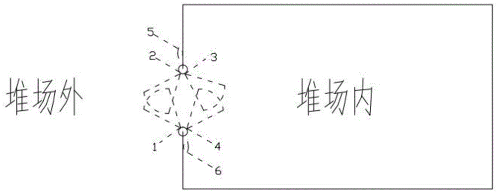 一种堆场人车分离的过程管理装置的制作方法