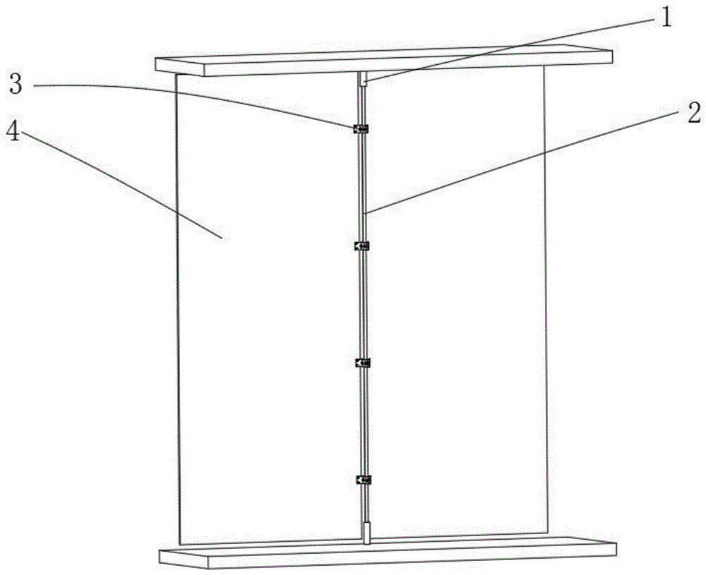 钢拉锁铝板挂装结构的制作方法