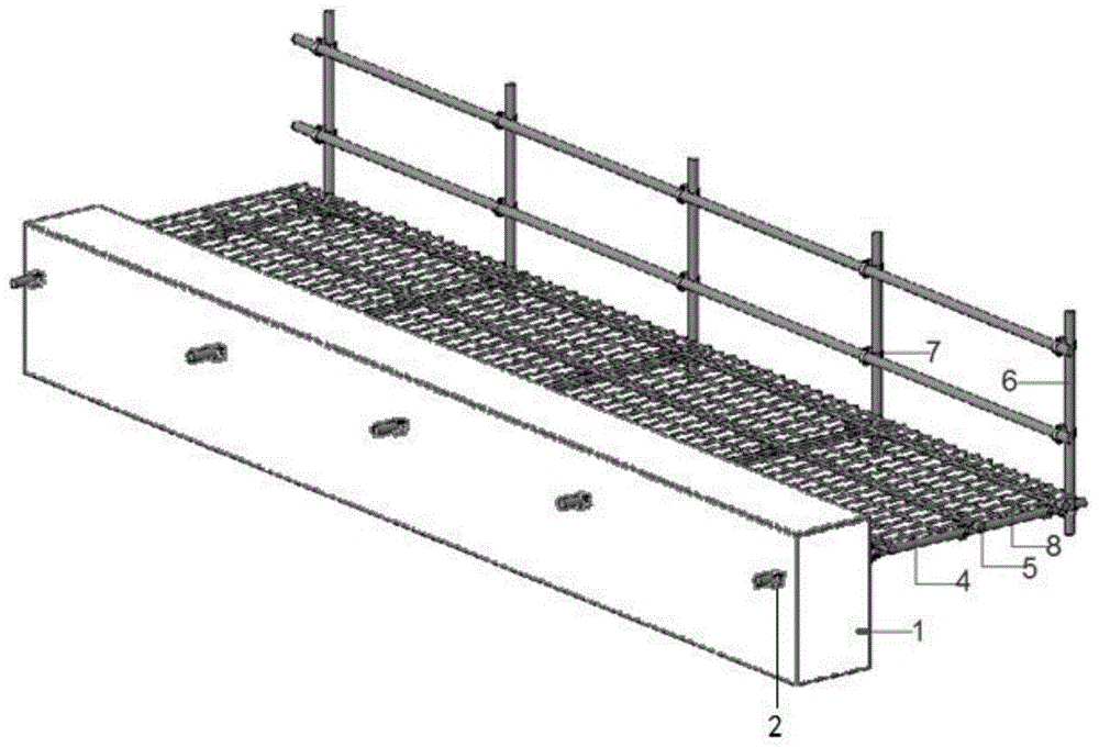 装配式厂房高空临边围护结构的制作方法