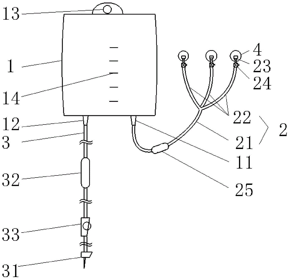 一种静脉营养输液袋的制作方法