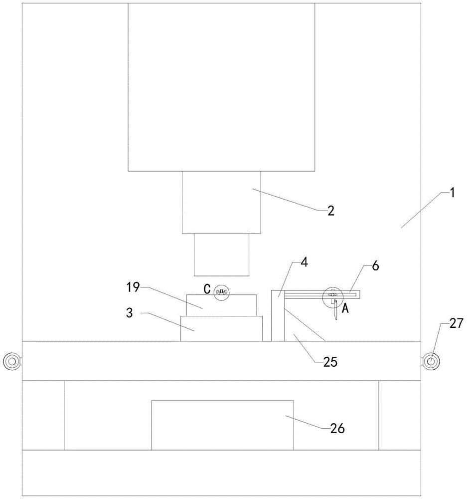 交换机配件冲孔机构的制作方法