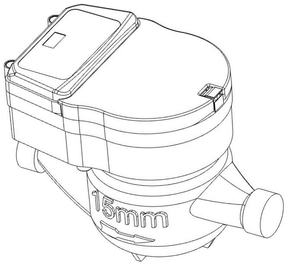 一种窄带物联网机电分离智能无磁水表的制作方法