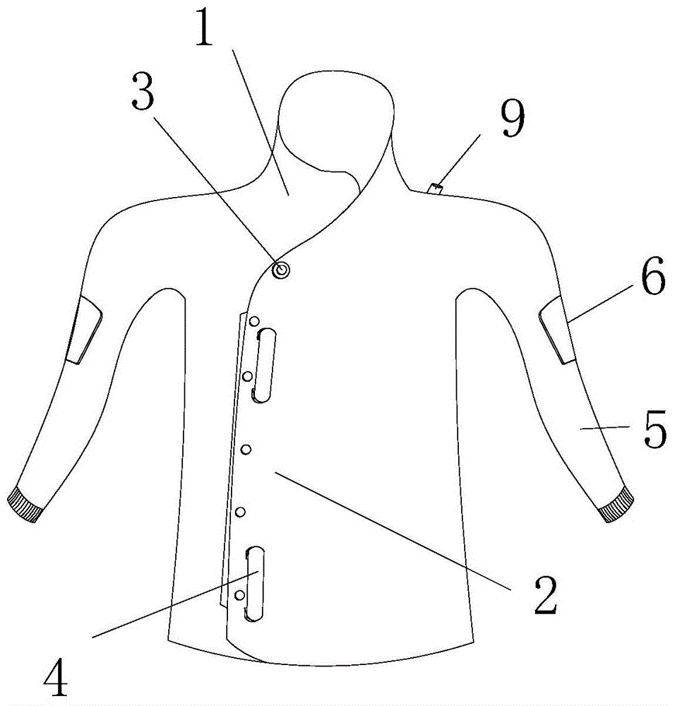 一种重症室用病患护理服