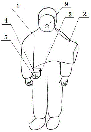 全身职业防护服的制作方法