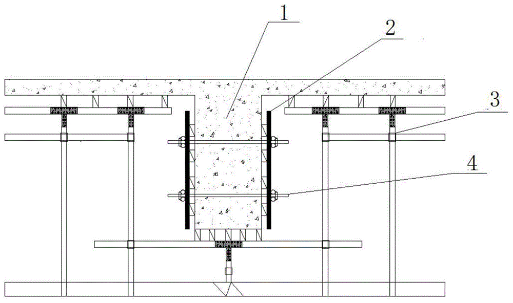 一种废旧钢筋二次利用框架梁加固结构的制作方法