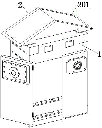 一种环保室外防震型配电柜的制作方法