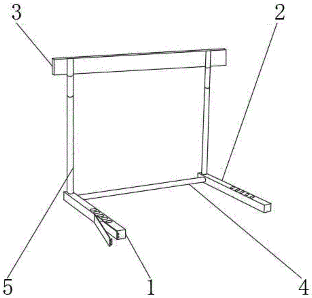 一种体育训练用跨栏架