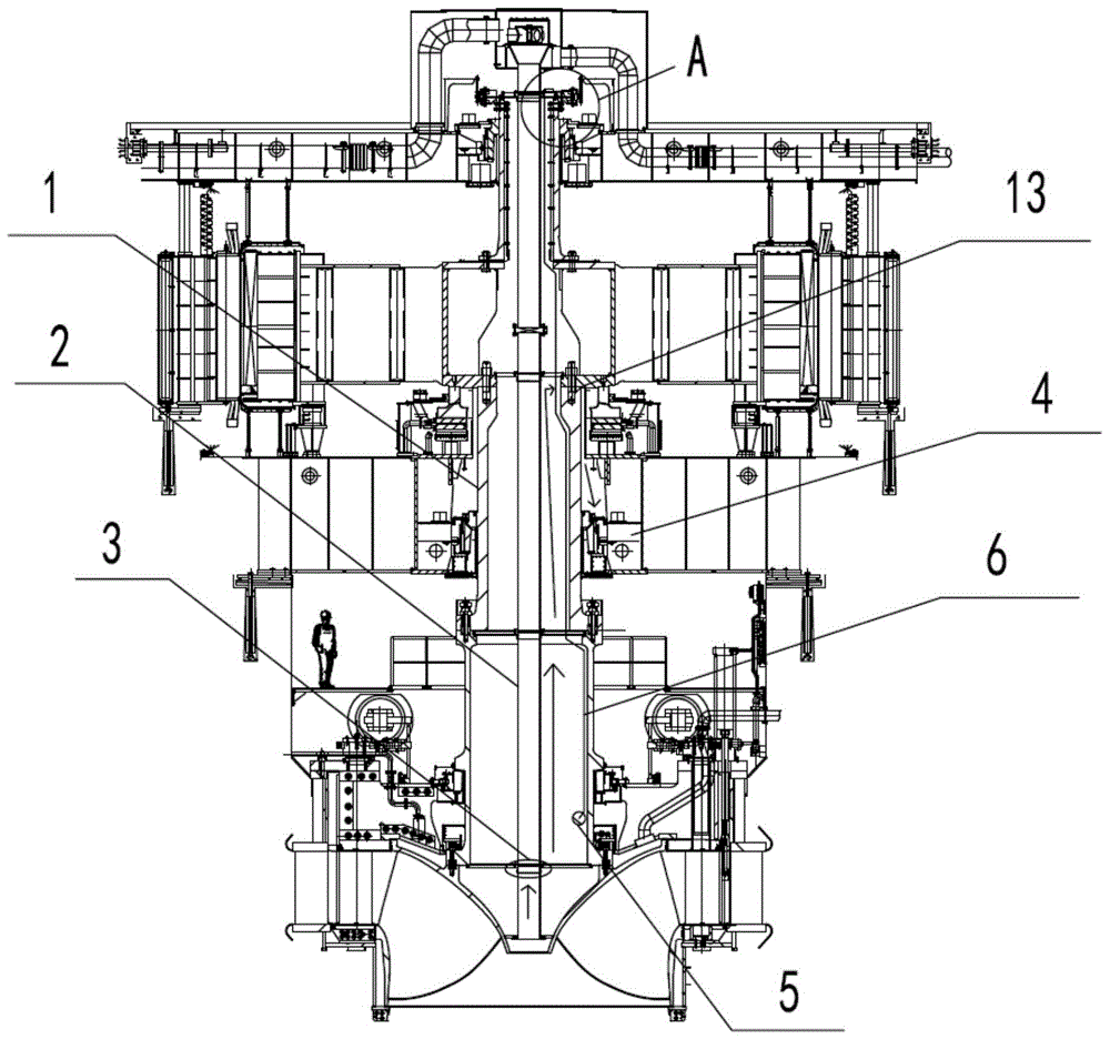 一种水轮发电机组大轴补气管漏水监测装置的制作方法