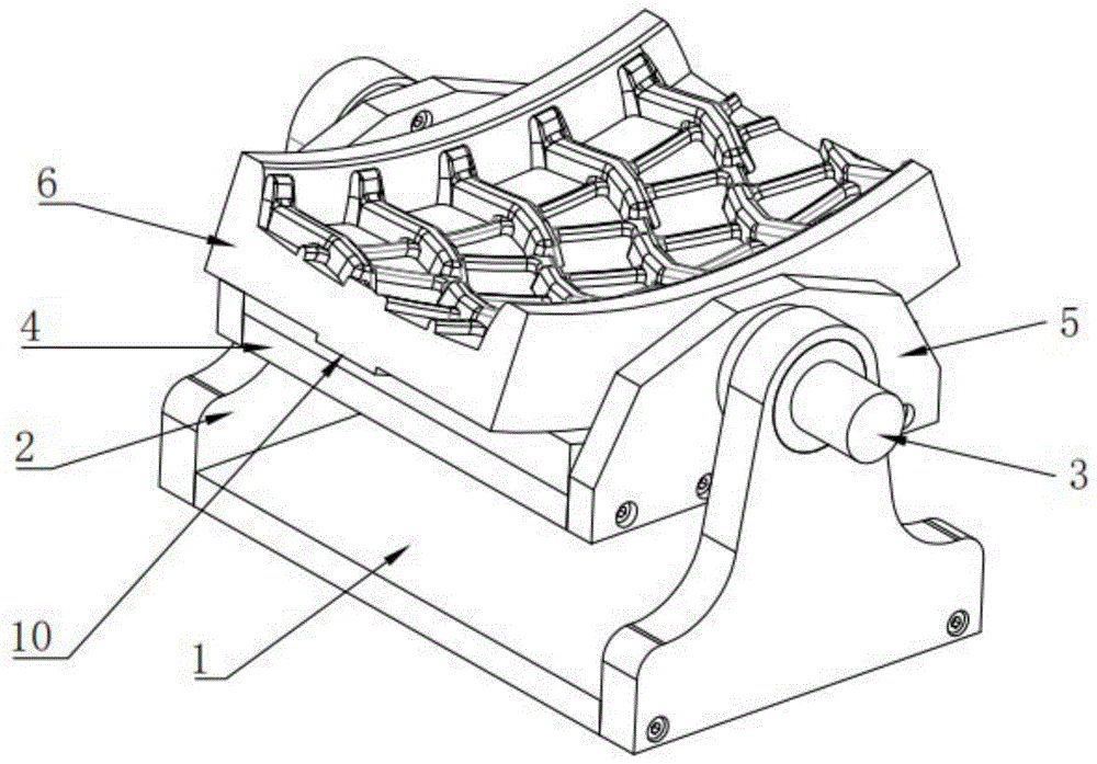 一种轮胎模具端面精铣工装的制作方法
