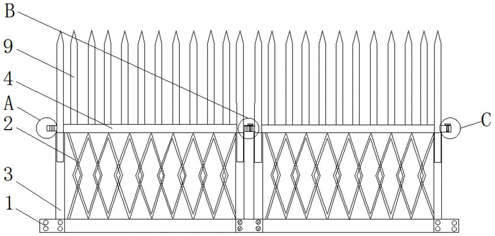 一种组装式绿色建材护栏的制作方法
