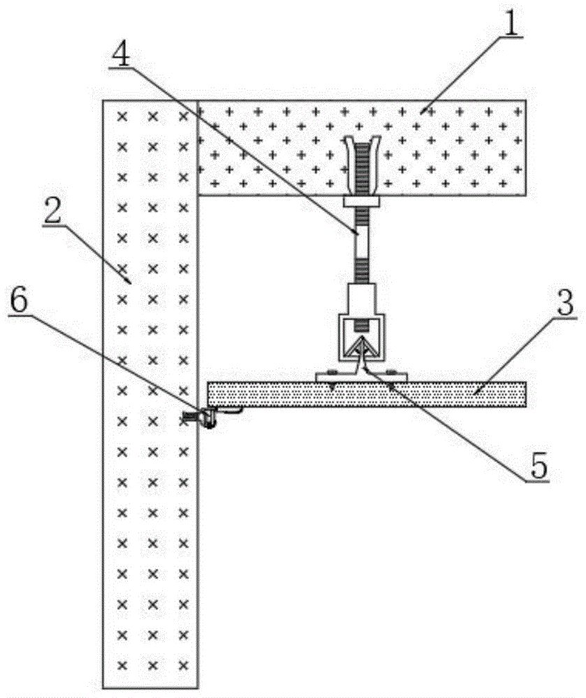 一种家装吊顶的连接结构的制作方法
