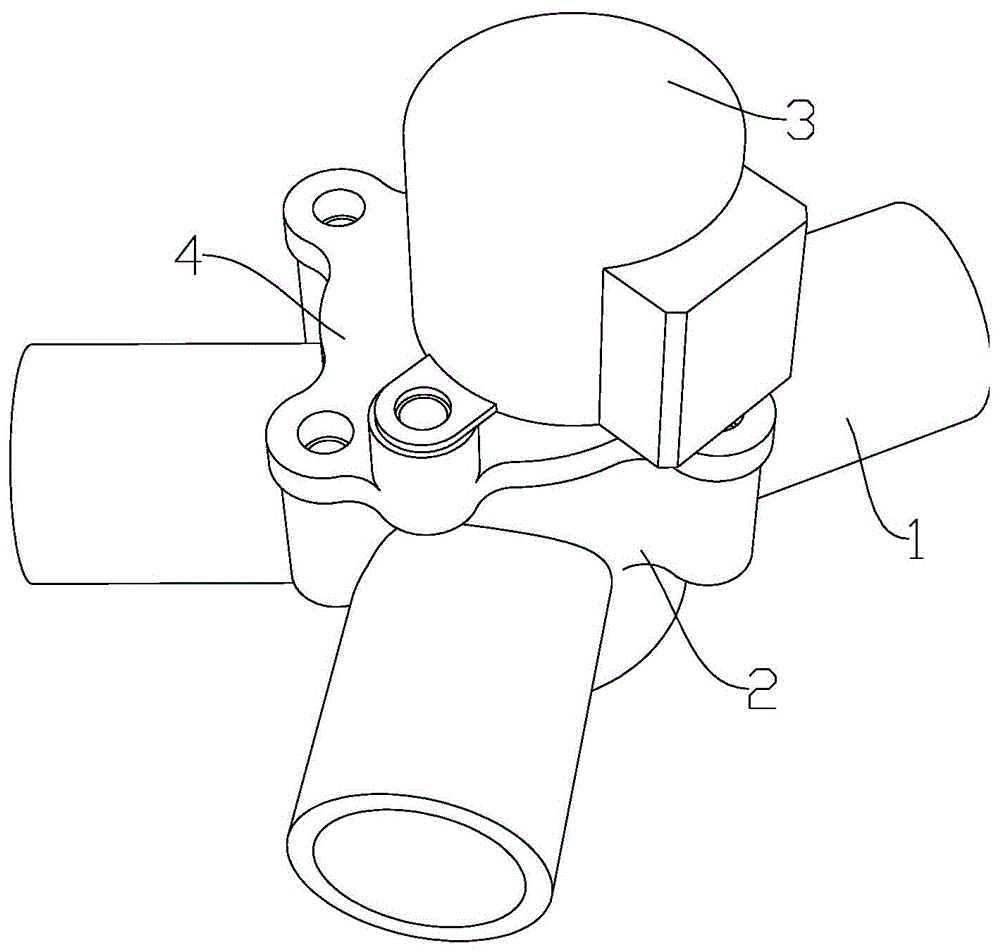抽水马桶用分水阀的制作方法