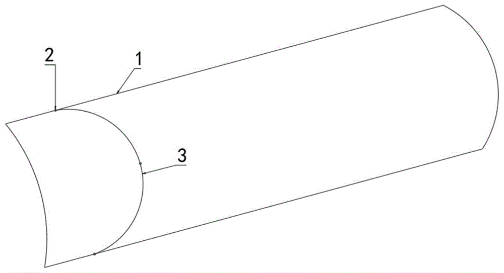 弧曲封边模板简易精确制作方法与流程