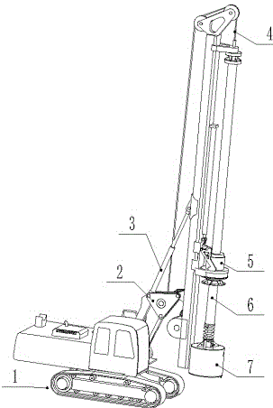 一种履带式伸缩起吊与旋挖设备的制作方法