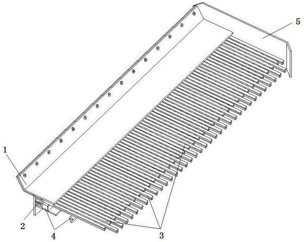一种抗冲击梯形棒条筛板的制作方法