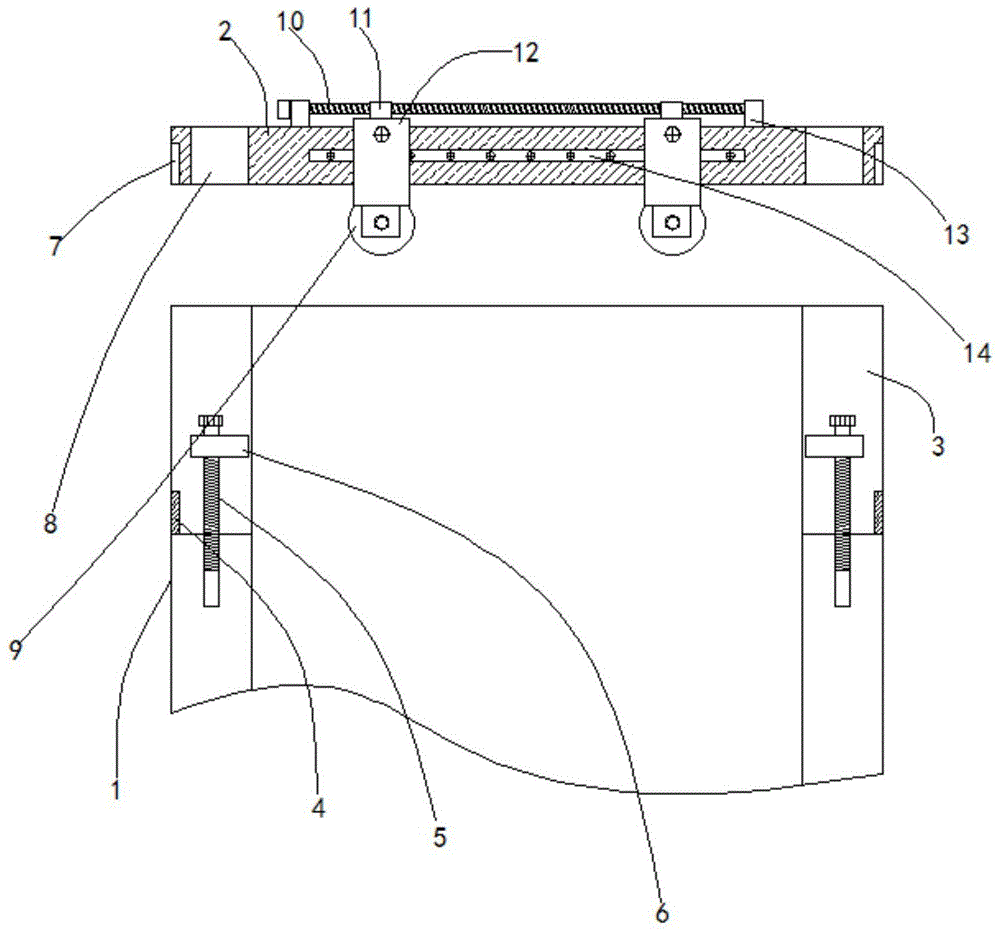 一种电梯顶层侧梁结构的制作方法