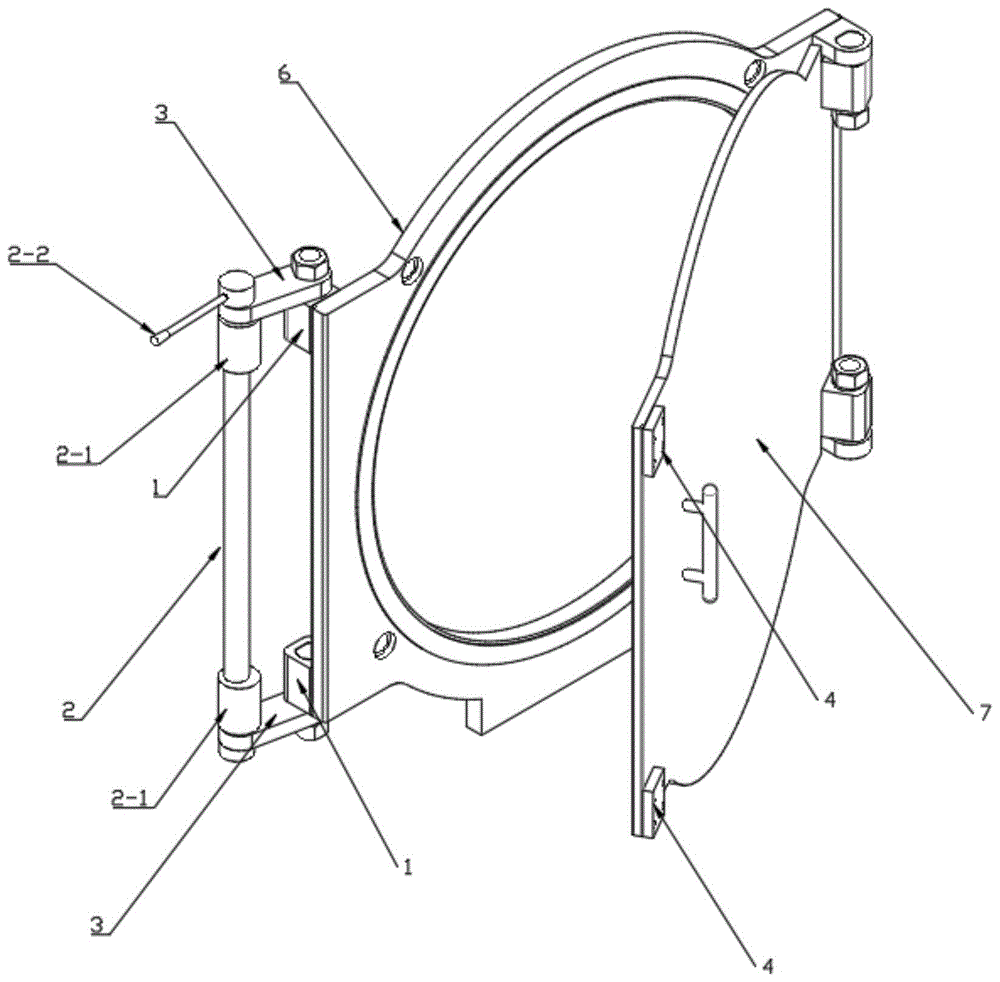 一种氧舱舱门锁紧结构的制作方法