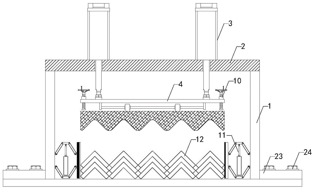 一种铝型材数控角码切割锯用板材固定机构的制作方法